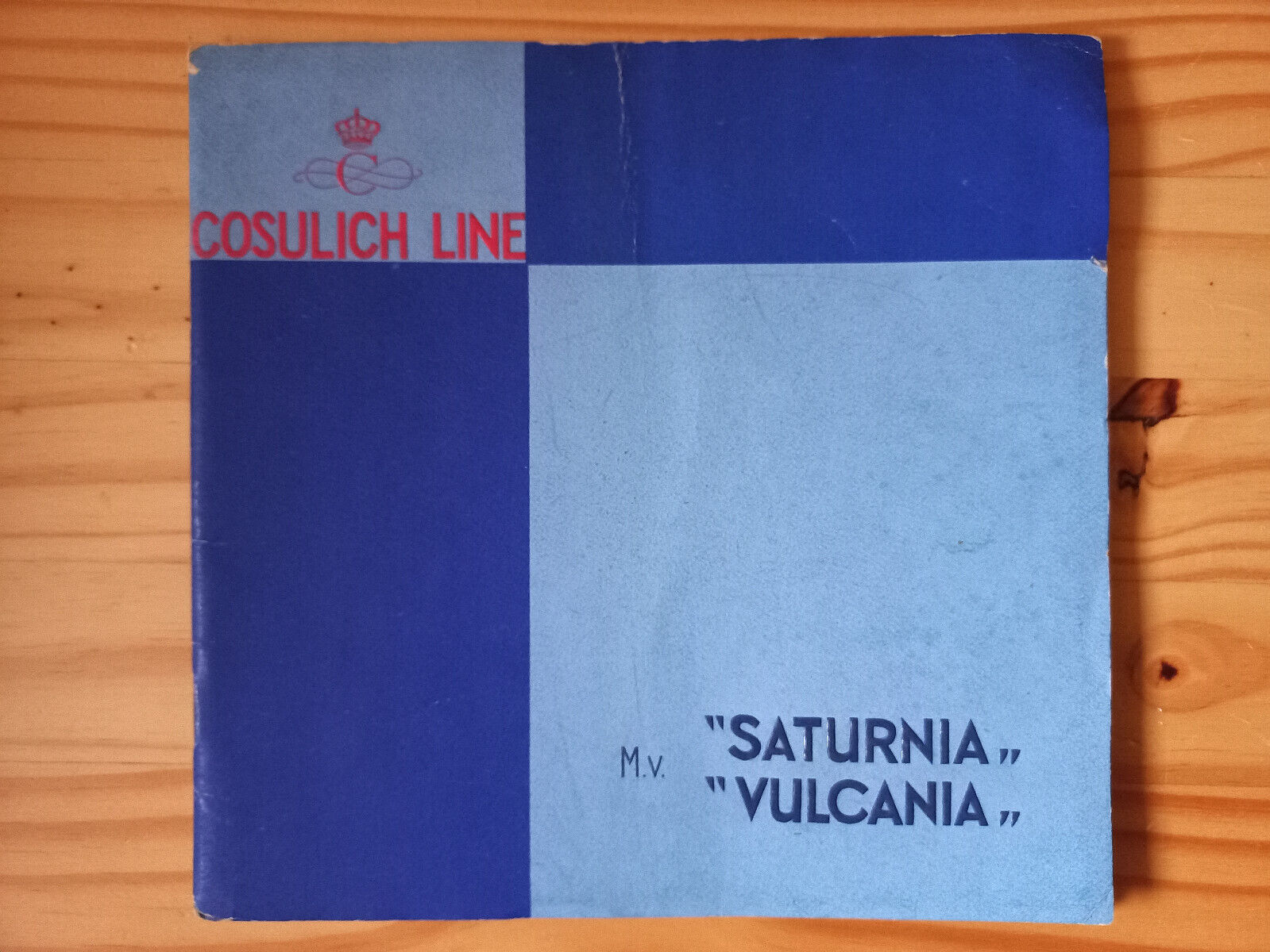 Vintage 1932 Cosulich Line Saturnia & Vulcania Promo Booklet