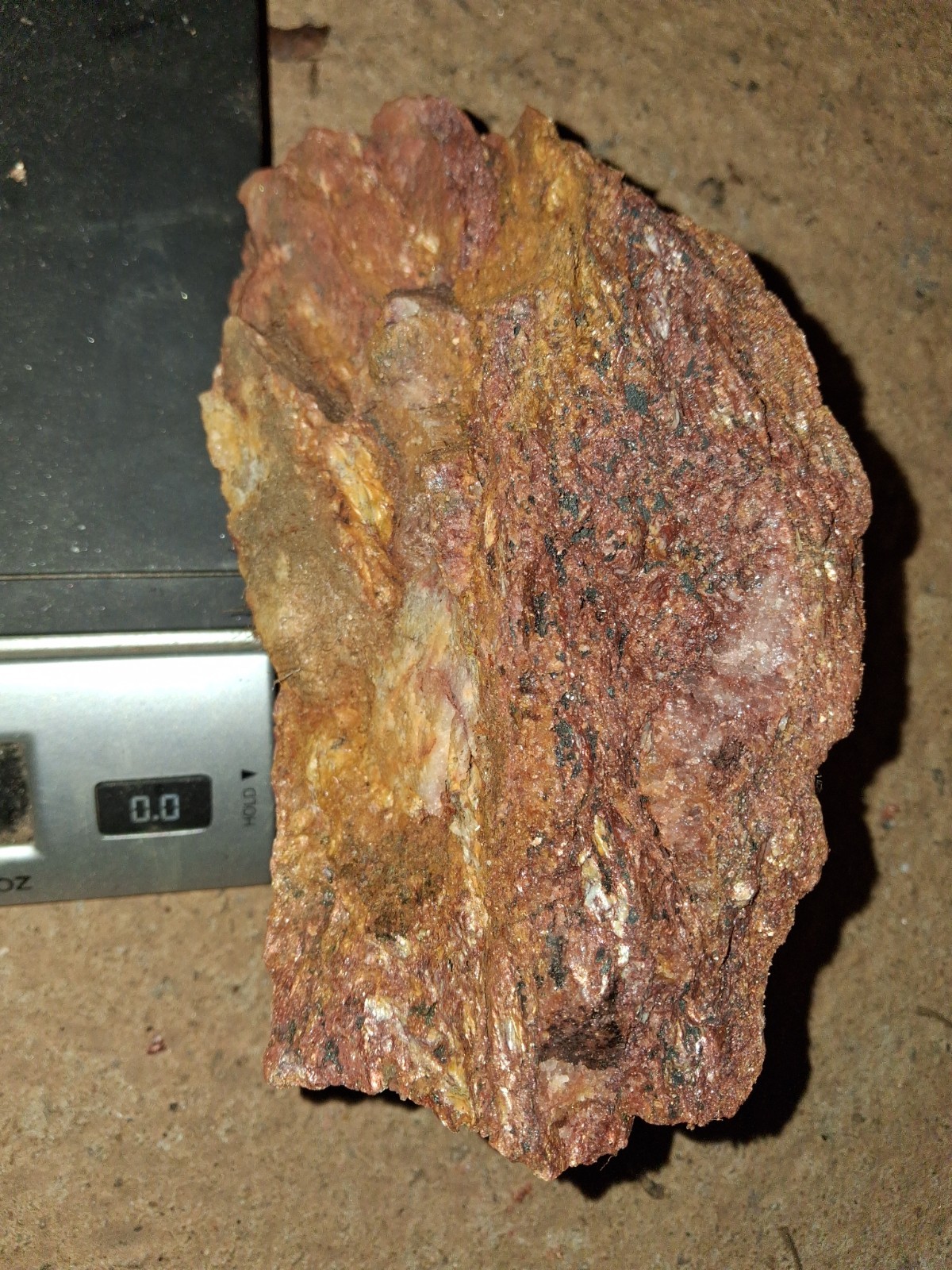 High Grade Gold Ore, 4 lb. 13 oz., Raw Gold in Quartz Specimen from Georgia