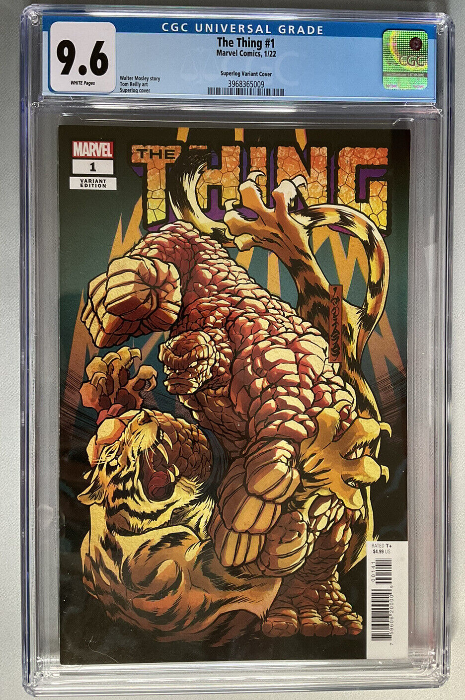Marvel Comics The Thing #1 - Superlog Variant Cover - CGC 9.6 - NM+