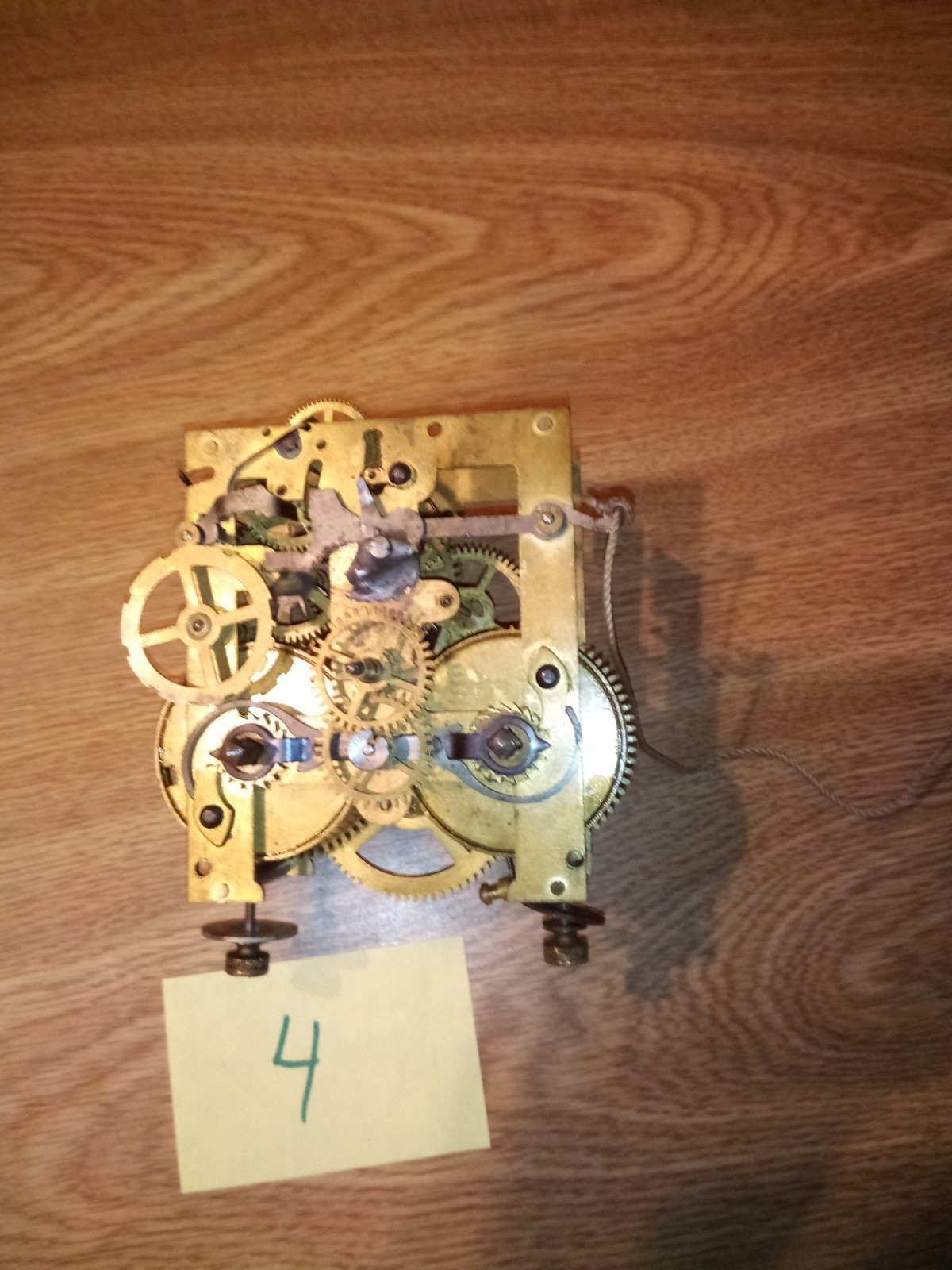 Antique JUNGHANS Mechanical Spring Driven CLOCK MOVEMENT for Parts Antique JUNGHANS Mechanical Spring Driven CLOCK MOVEMENT for Parts
