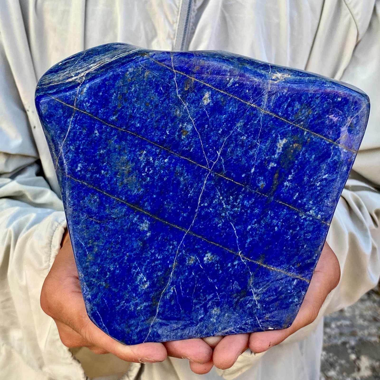 4.71LB TOP Natural Lapis Lazuli jasper quartz crystal Furnishing articles 4.71LB TOP Natural Lapis Lazuli jasper quartz crystal Furnishing articles