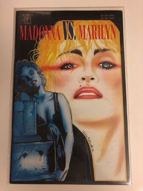 ~Madonna VS. Marilyn~No. 1~Celebrity Comics~1992~Marilyn Monroe~
