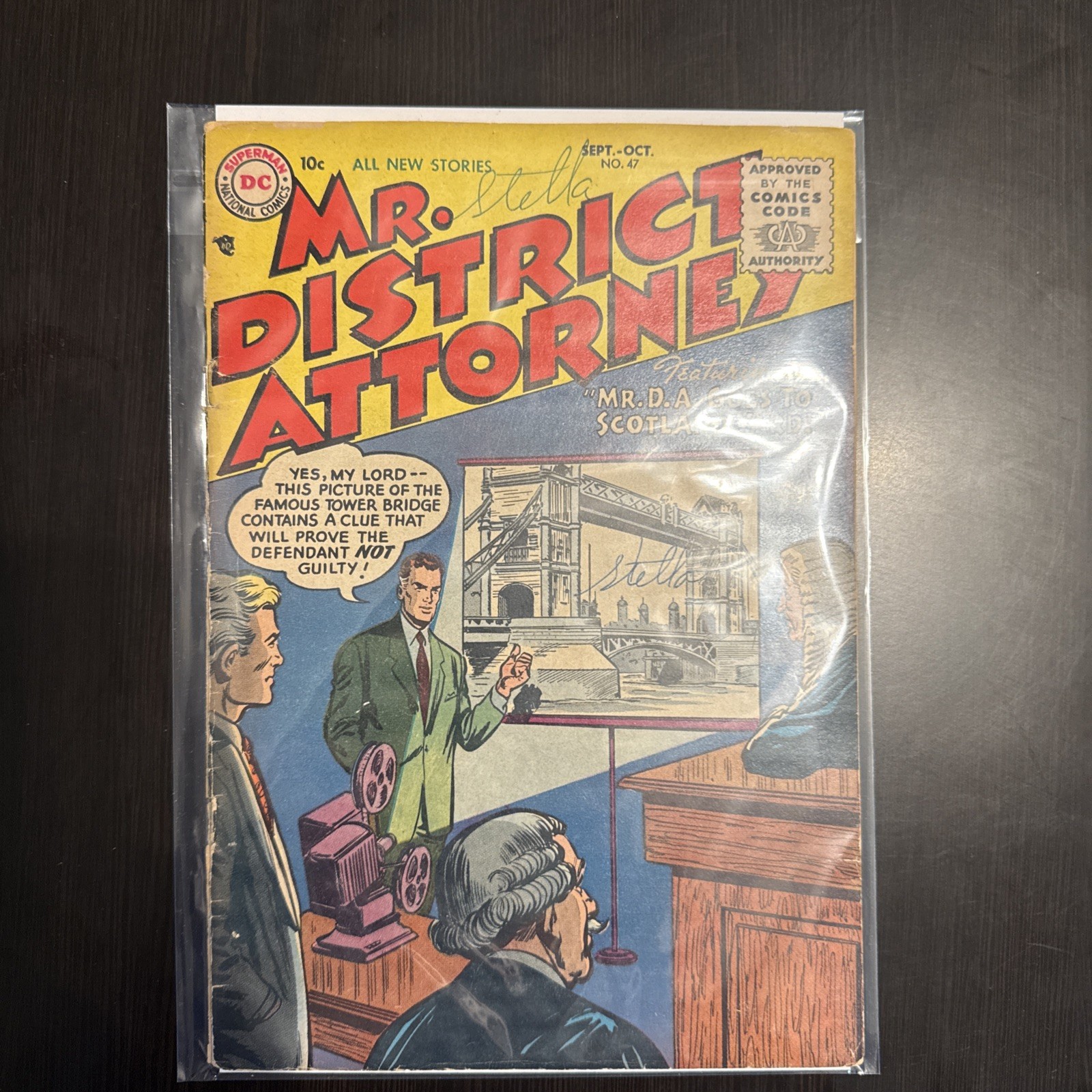 Mr. District Attorney #47 Late Golden Age Crime Vintage DC Comic 1955 Mr. District Attorney #47 Late Golden Age Crime Vintage DC Comic 1955