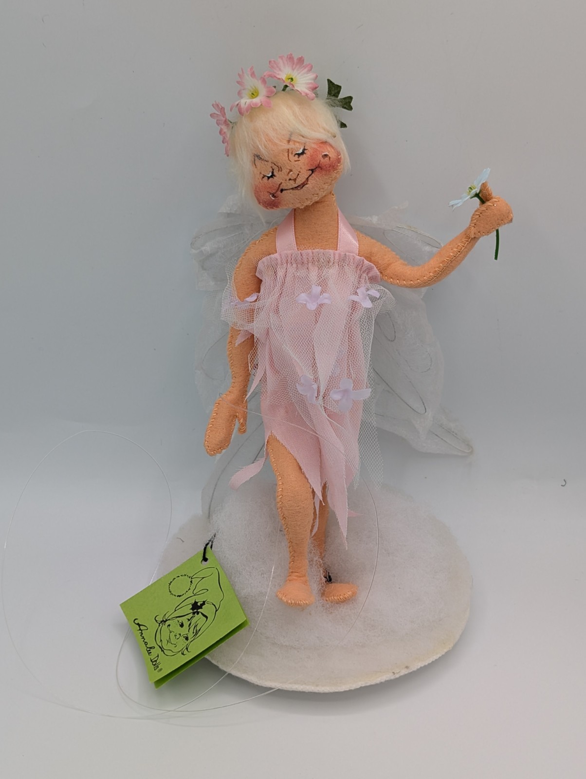 Vintage RARE 1988 ANNALEE Spring Fairy Doll Soft Bodied Handmade HandPainted 10" Vintage RARE 1988 ANNALEE Spring Fairy Doll Soft Bodied Handmade HandPainted 10"
