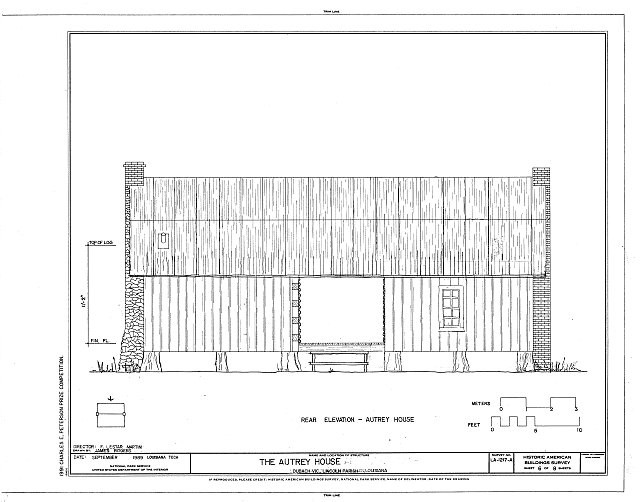 Autrey House,Route 151,Dubach,Lincoln Parish,LA,Louisiana,HABS,Dwelling,5 Autrey House,Route 151,Dubach,Lincoln Parish,LA,Louisiana,HABS,Dwelling,5