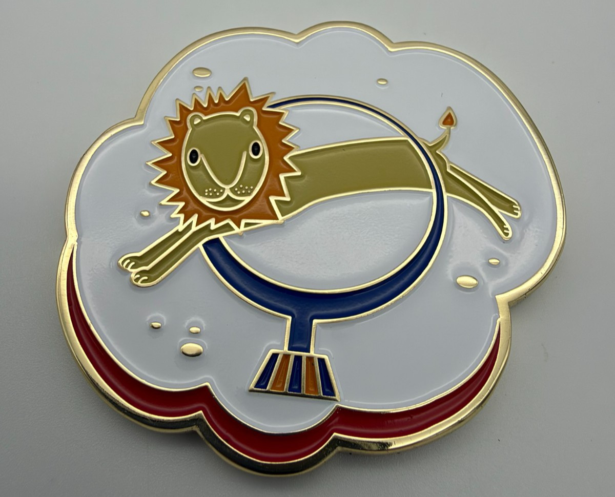 BFC Siegfried Egg Circus Lion Enamel Challenge Coin Breakfast Club EDC BFC Siegfried Egg Circus Lion Enamel Challenge Coin Breakfast Club EDC