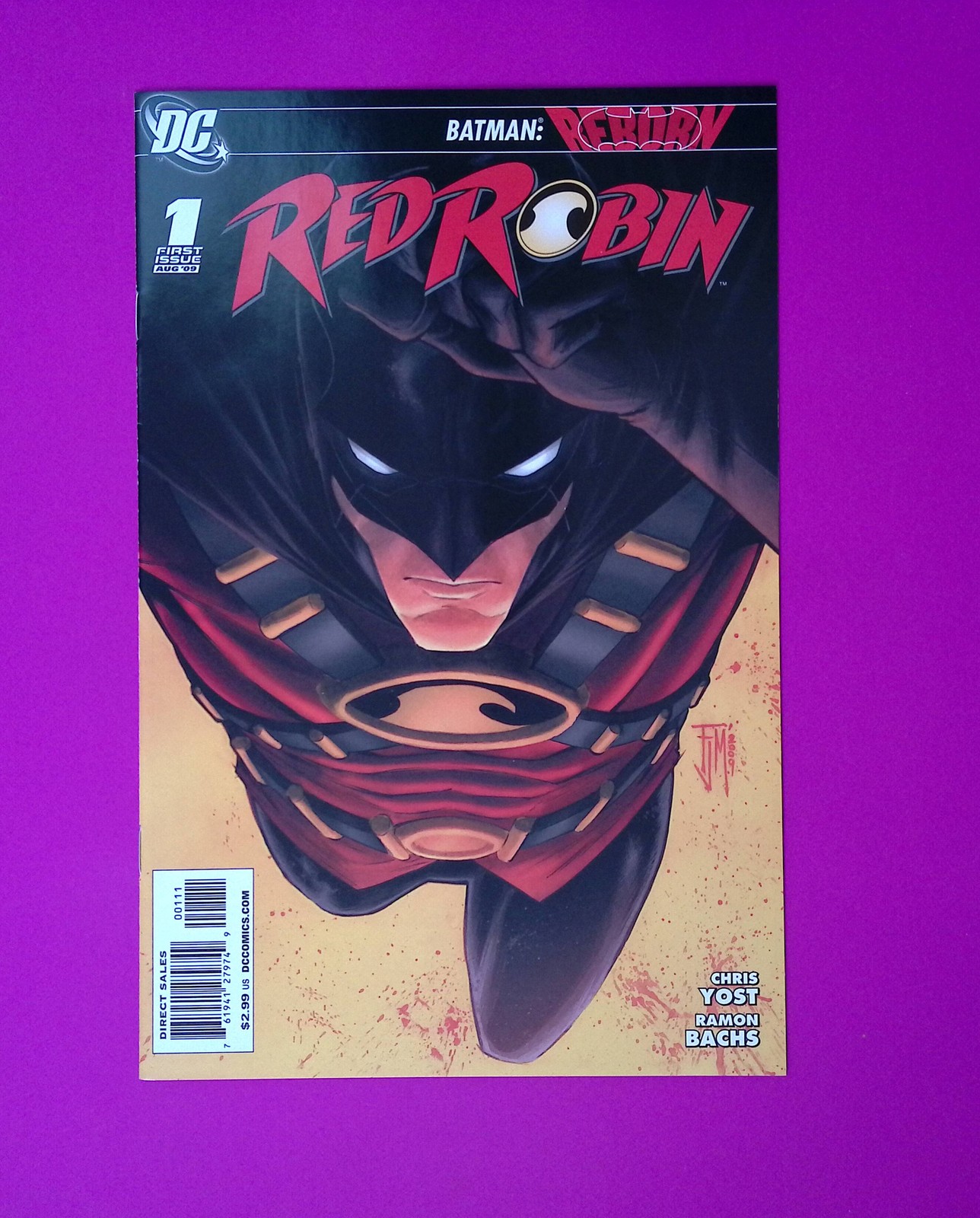 Red Robin #1 2009 DC Comics 1st App 8.0+ Comic Book SD57-224 Red Robin #1 2009 DC Comics 1st App 8.0+ Comic Book SD57-224