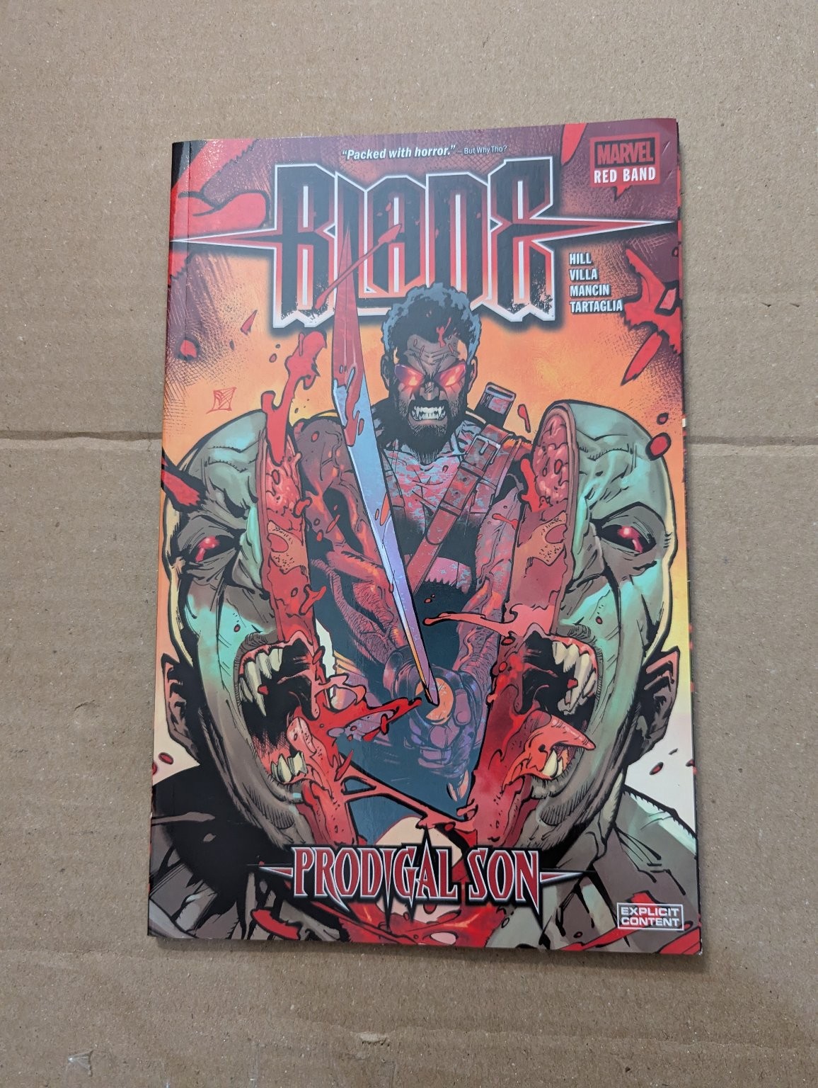 Blade Prodigal Son TPB Marvel Red Band Bryan Hill Modern Age Blade Prodigal Son TPB Marvel Red Band Bryan Hill Modern Age
