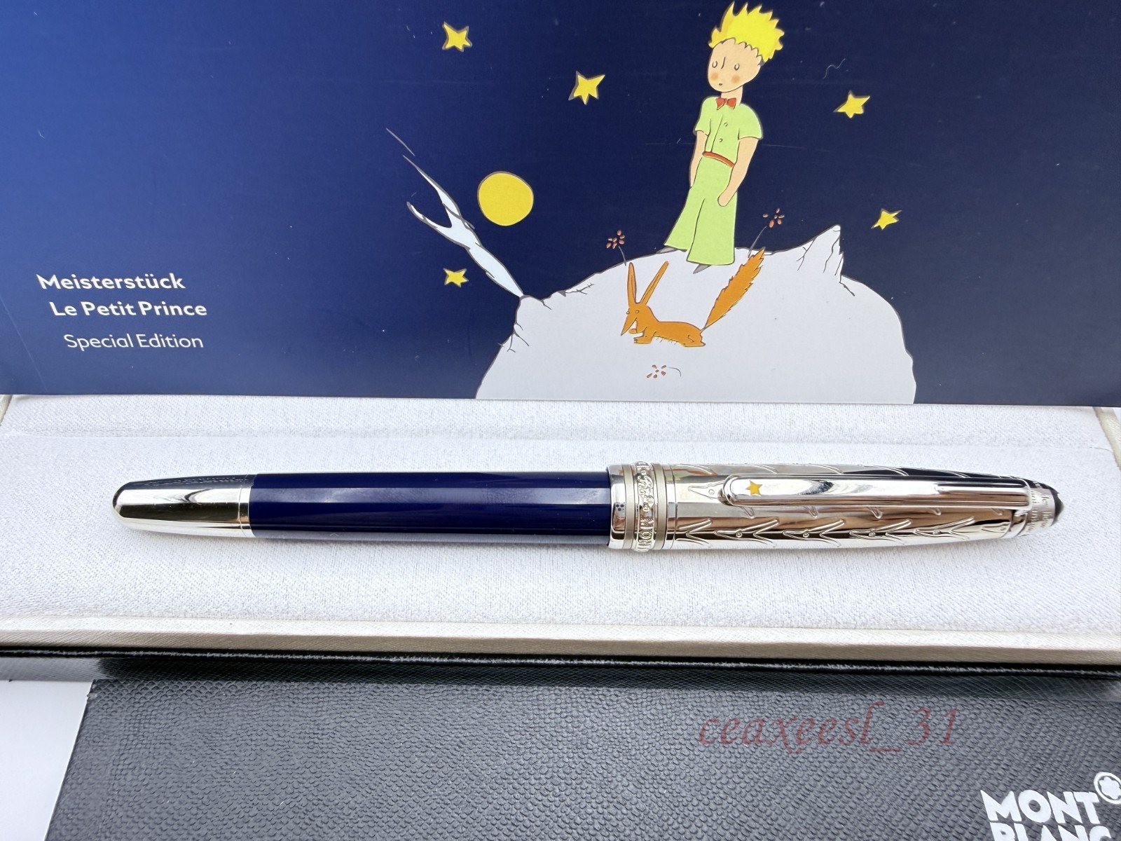 Montblanc Meisterstuck Le Petit Prince Rollerball Pen Pattern New With Box
