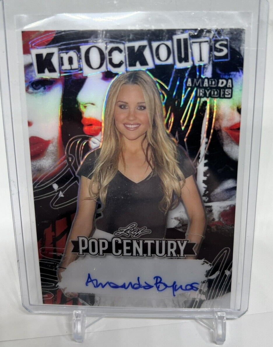 2023 Leaf Pop Century AMANDA BYNES Knockouts Auto Autograph /6