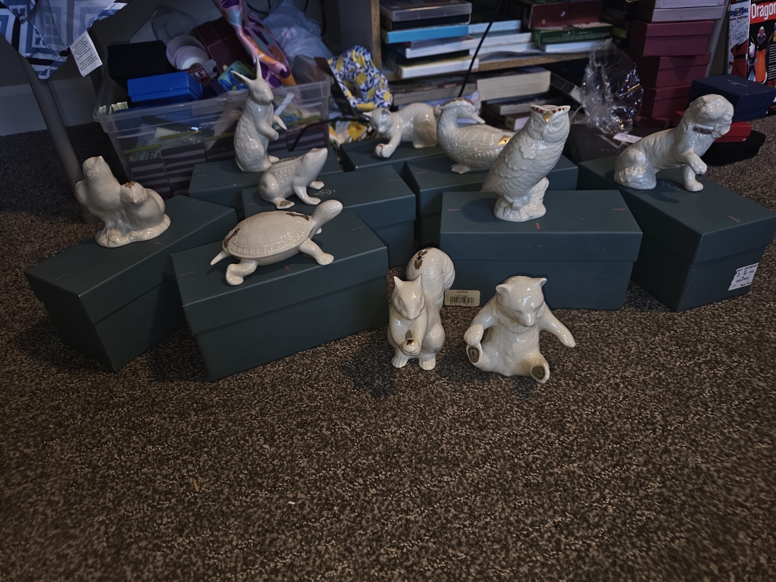 Lot of 10 Lenox Fine Porcelain Animals Plus 2 Ornaments Lot of 10 Lenox Fine Porcelain Animals Plus 2 Ornaments