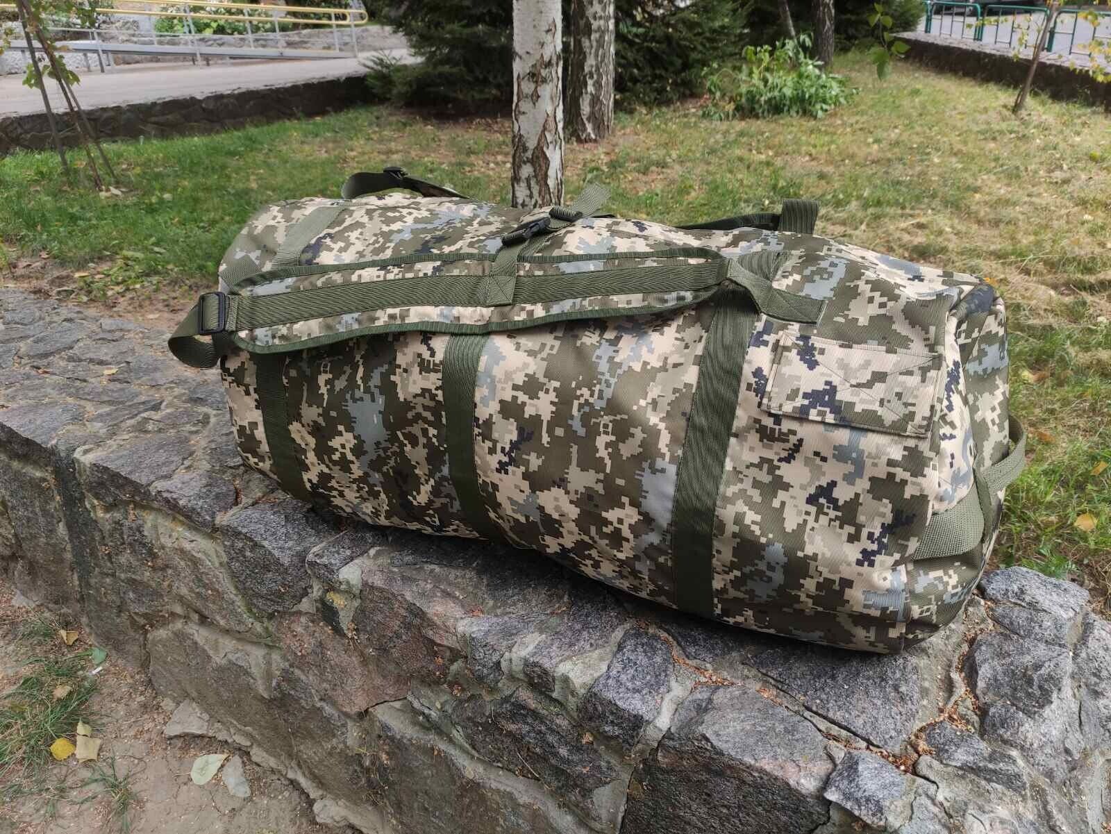 Ukraine 2022. Transport bag trunk of Ukrainian troops. 120 liters