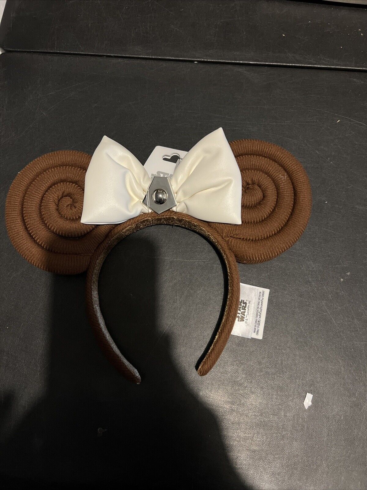 Disney Parks Princess Leia Ear Star Wars Minnie Mickey Headband