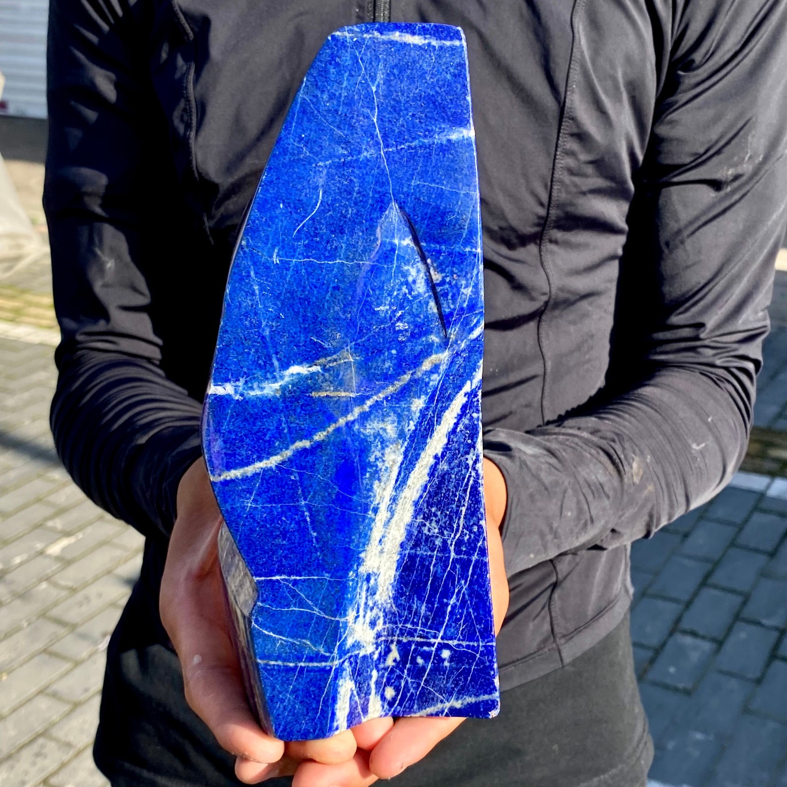 4.71LB TOP Natural Lapis Lazuli jasper quartz crystal Furnishing articles 4.71LB TOP Natural Lapis Lazuli jasper quartz crystal Furnishing articles
