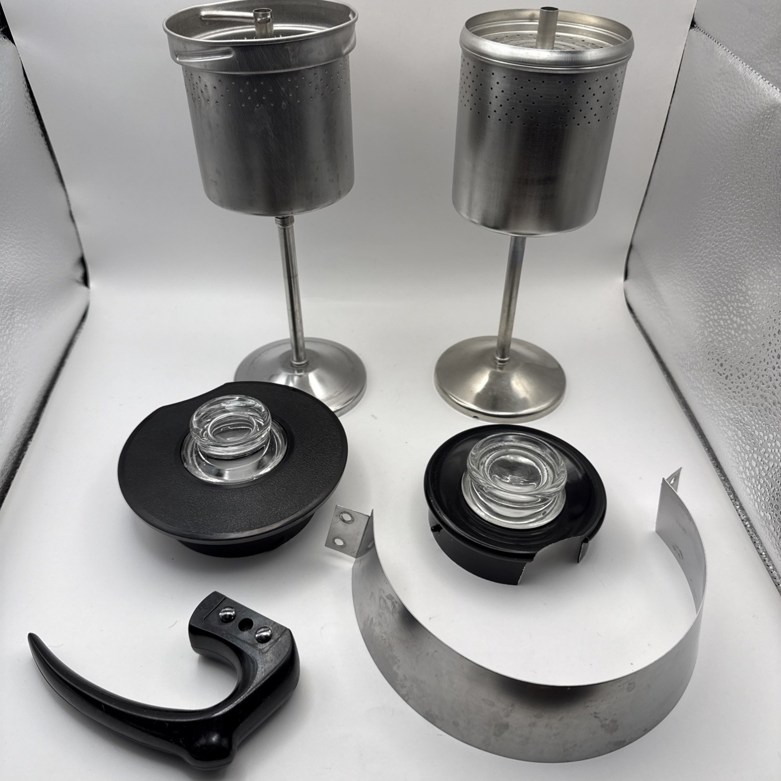 Lot of 2 Vintage Corning Ware Percolator Replacement Parts Inserts Lids NO POTS Lot of 2 Vintage Corning Ware Percolator Replacement Parts Inserts Lids NO POTS