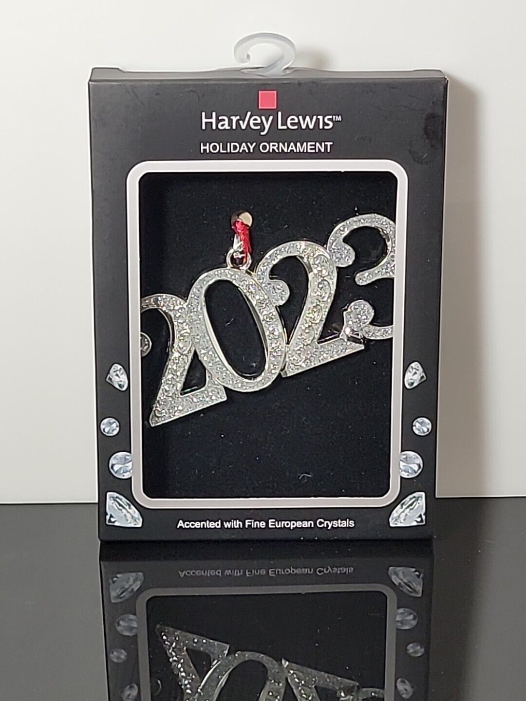 Harvey Lewis Holiday Ornament 2023 Fine European Crystals