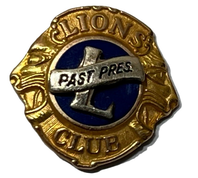 Lions Club Pins - Past President 10K Gold Lions Club Pins - Past President 10K Gold
