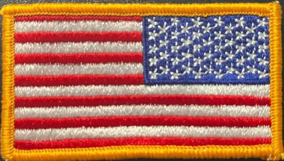 U.S. American Flag USGI Right Shoulder Patch REAL Military Sew-On Insignia U.S. American Flag USGI Right Shoulder Patch REAL Military Sew-On Insignia