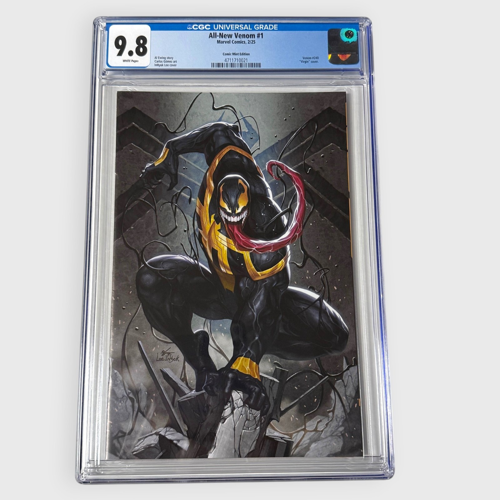 CGC 9.8 All-New Venom #1 - Comic Mint InHyuk Lee MegaCon Virgin Variant LTD 500 CGC 9.8 All-New Venom #1 - Comic Mint InHyuk Lee MegaCon Virgin Variant LTD 500