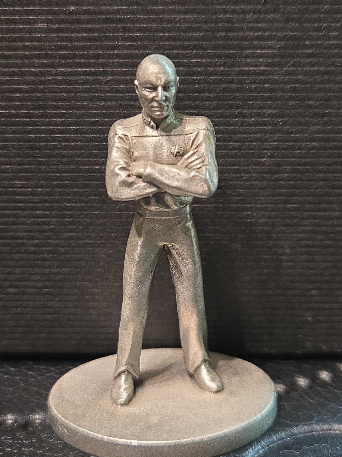 Vintage 1993 Captain Picard Pewter Figurine RF 1762 Vintage 1993 Captain Picard Pewter Figurine RF 1762