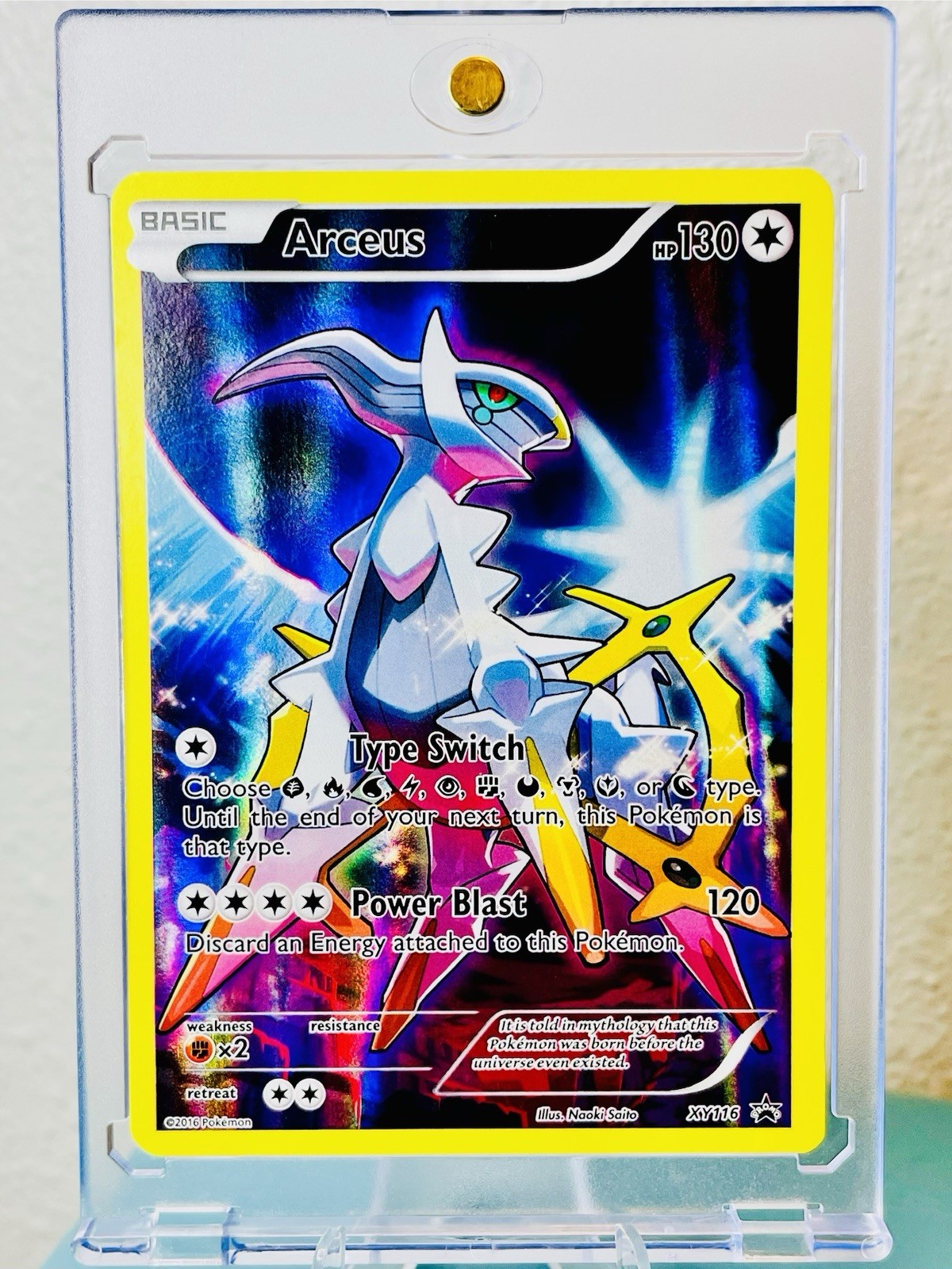 MINT Arceus XY116 BLACK STAR PROMO MYTHICAL PREMIUM COLL INVESTMENT CARD MINT Arceus XY116 BLACK STAR PROMO MYTHICAL PREMIUM COLL INVESTMENT CARD
