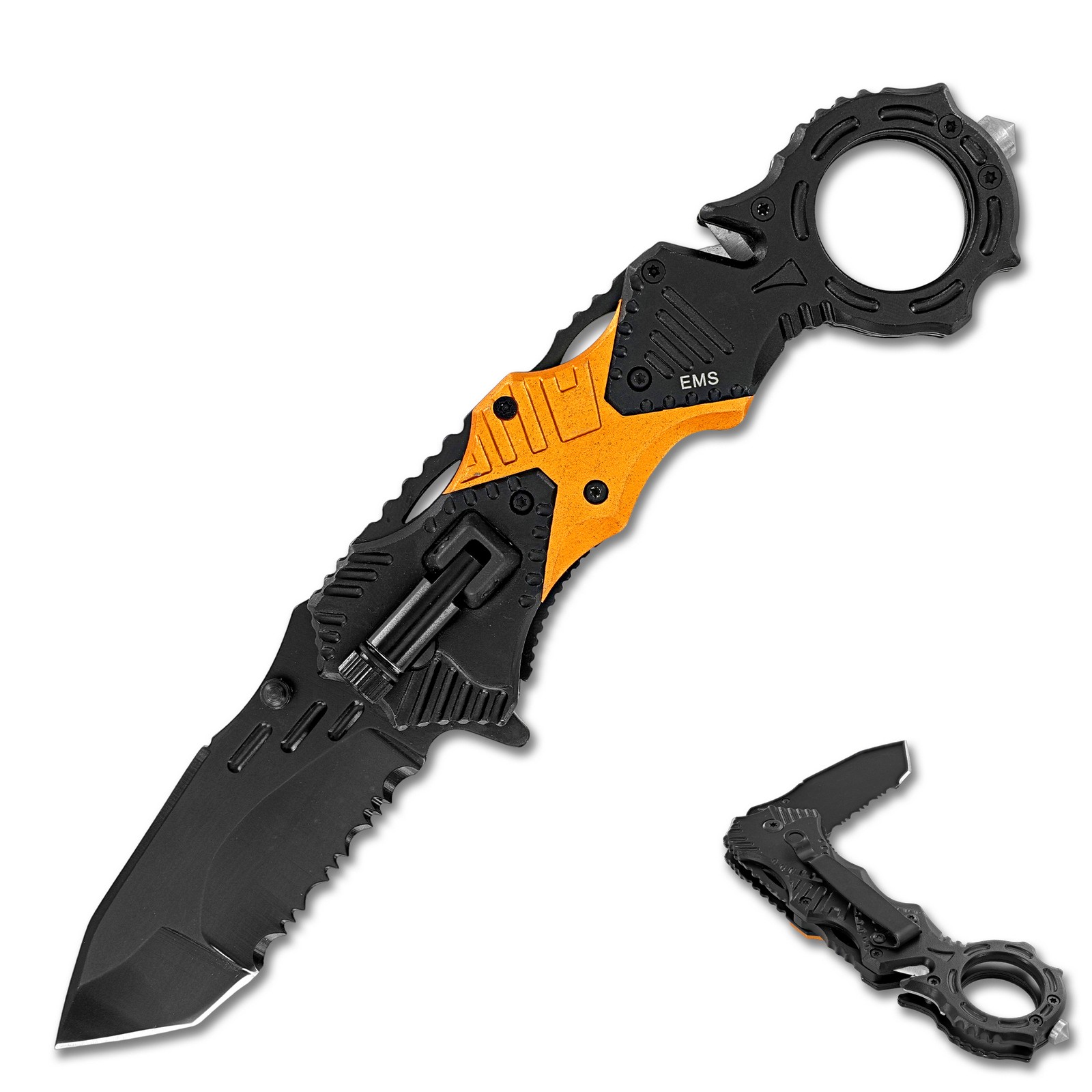 Floodlight EMS Rescue Tactical Emergency Pocket Knife - Rescue Blade -Multi-Tool Floodlight EMS Rescue Tactical Emergency Pocket Knife - Rescue Blade -Multi-Tool