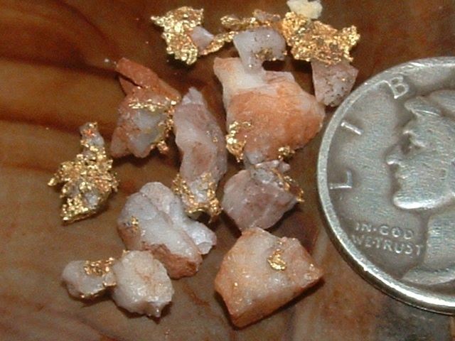 10 GOLD QUARTZ SPECIMENS 1 GRAM NATURAL GOLD AND QUARTZ 10 GOLD QUARTZ SPECIMENS 1 GRAM NATURAL GOLD AND QUARTZ