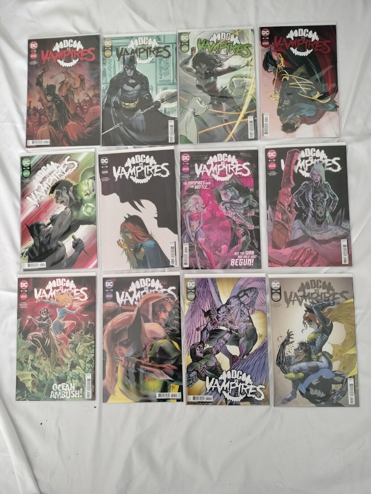 DC vs Vampires 1-12 Complete Comic Lot Run Set Tynion DC Collection