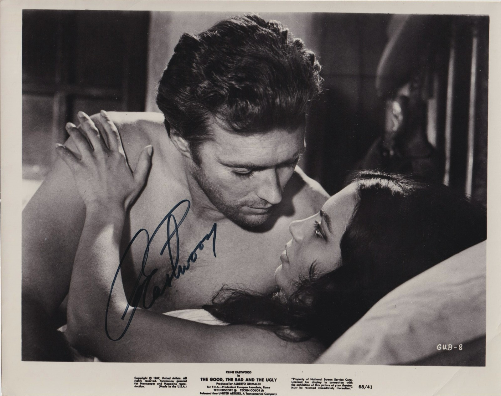 Clint Eastwood - Signed Vintage "The Good, The Bad And The Ugly" Photograph Clint Eastwood - Signed Vintage "The Good, The Bad And The Ugly" Photograph