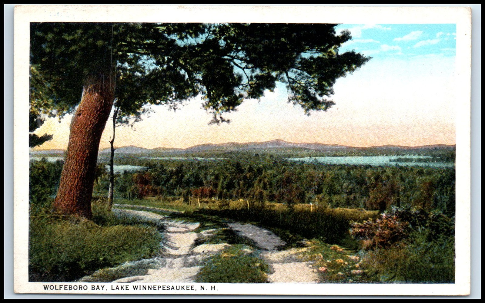Postcard Wolfeboro Bay Atkinson News Co. Lake Winnepesaukee NH Y48 Postcard Wolfeboro Bay Atkinson News Co. Lake Winnepesaukee NH Y48