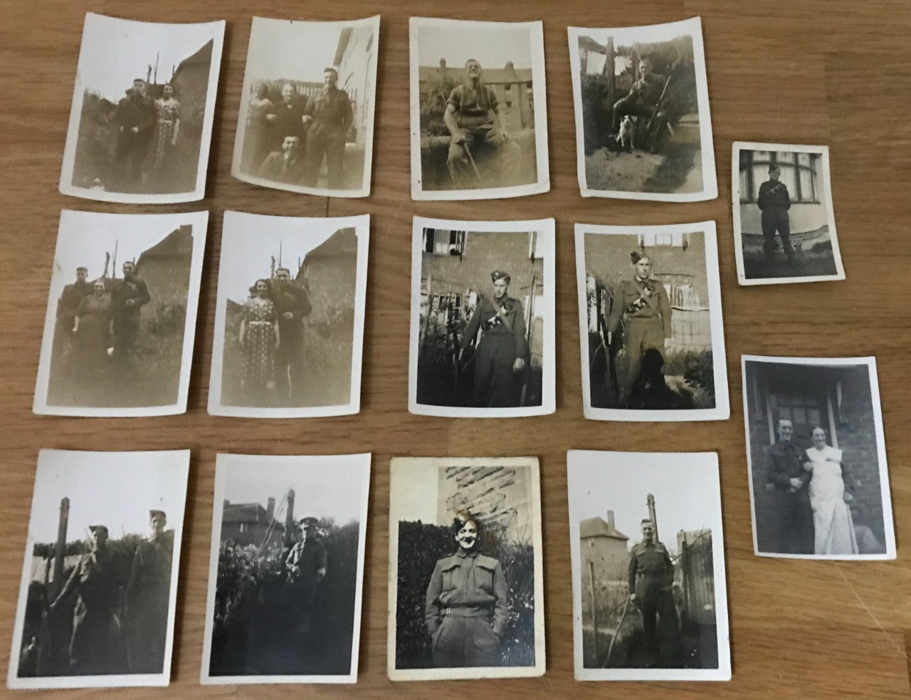 Original WWII British Army Personal Photo Archive 14 Photos Same Soldier c1940s Original WWII British Army Personal Photo Archive 14 Photos Same Soldier c1940s