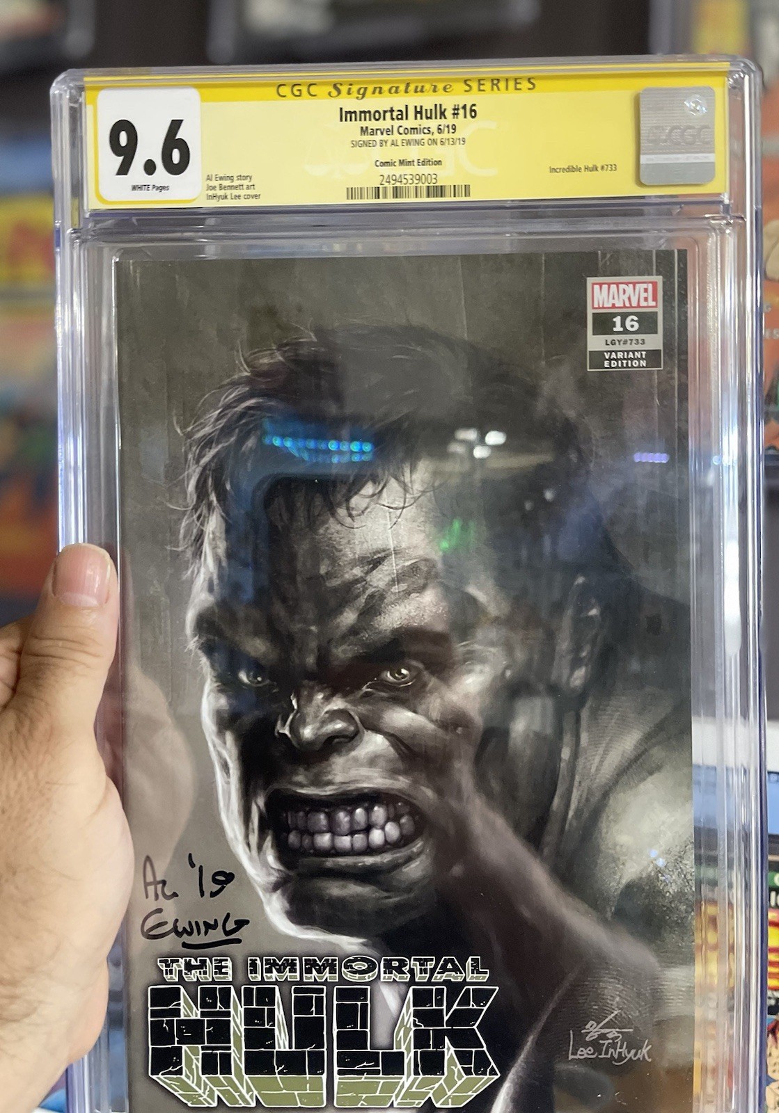 Immortal Hulk #16 - CGC 9.6 SIGNED BY AL EWING🔥🔥