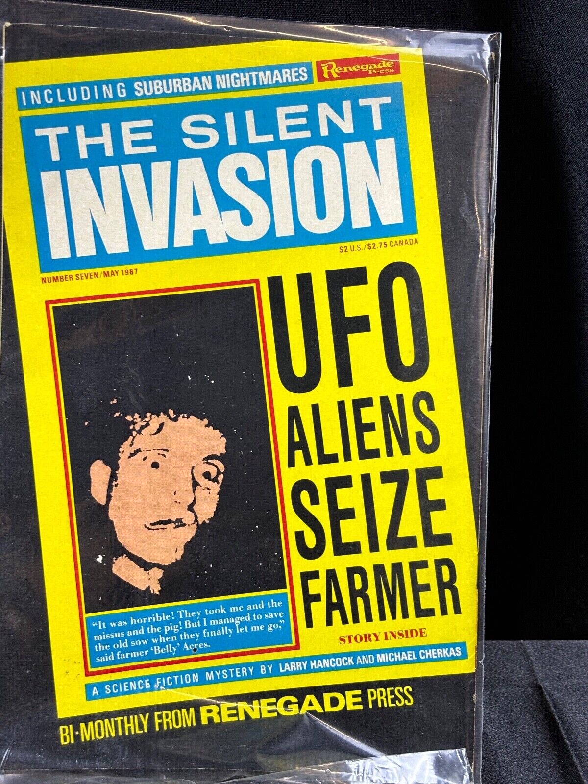 The Silent Invasion No. 7 May 1987 Renegade Press Comics First Printing VF
