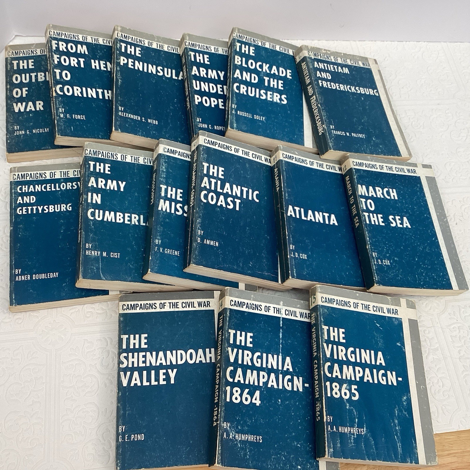 Campaigns of the Civil War Book Set, Vol. 1-15, Blue & Gray Press, J. Brussel Campaigns of the Civil War Book Set, Vol. 1-15, Blue & Gray Press, J. Brussel