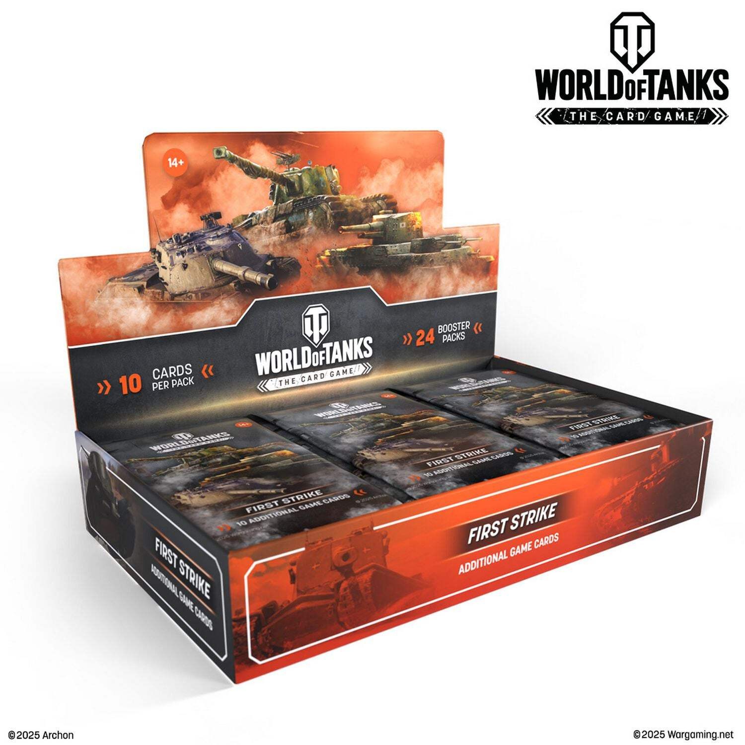 World of Tanks Strategy Card Game - First Strike - Booster Box Display World of Tanks Strategy Card Game - First Strike - Booster Box Display
