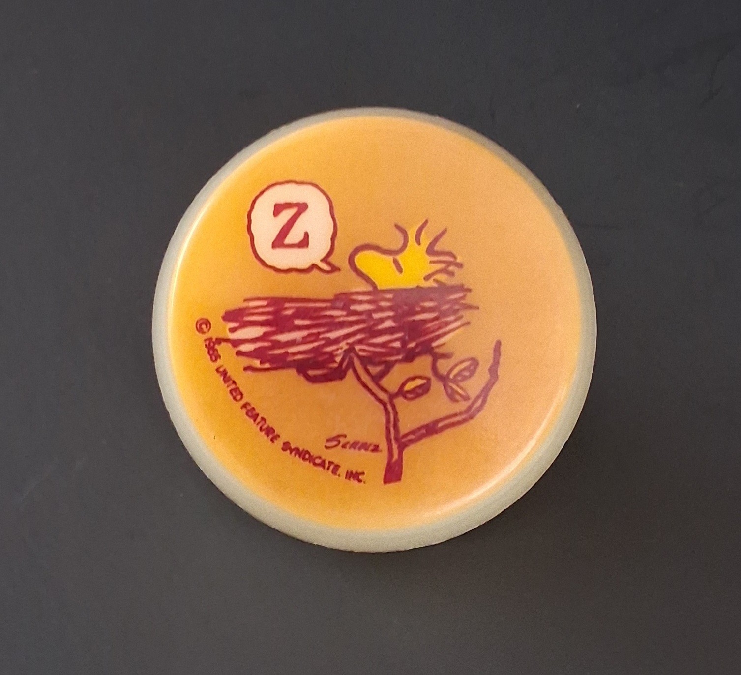 Vintage Peanuts Woodstock In Nest Night Light 1965 Schulz UFS Glows Orange WORKS Vintage Peanuts Woodstock In Nest Night Light 1965 Schulz UFS Glows Orange WORKS