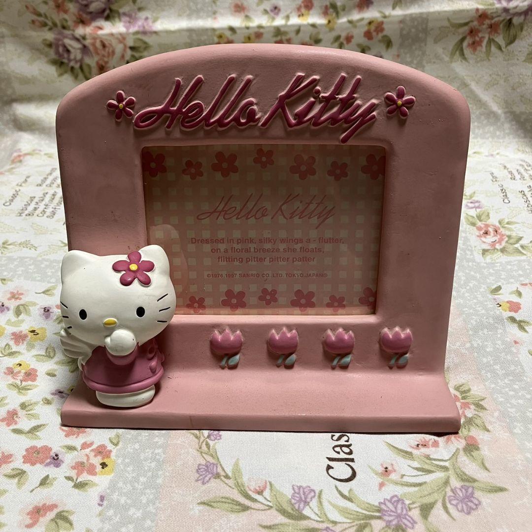 Hello Kitty Angel Photo Stand Frame 4.3”x 3.9” Sanrio 1997 Vintage