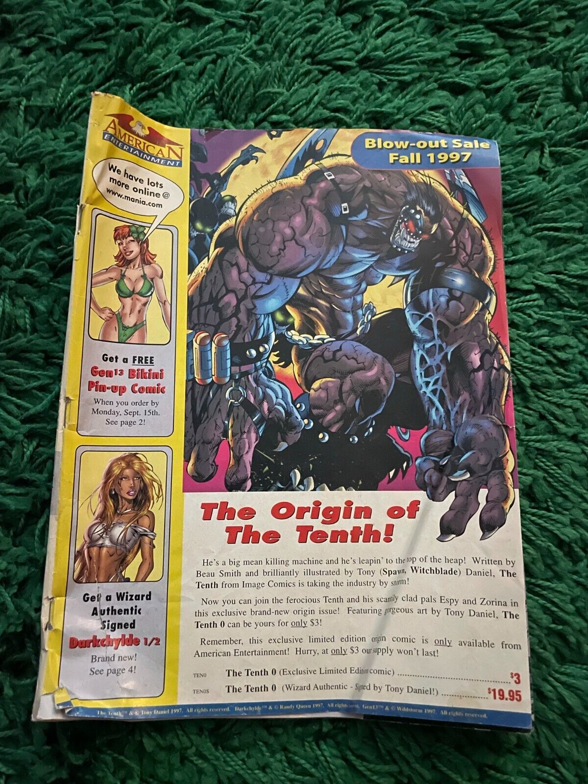 1997 Vintage Blow Out Sale Toys Toy Magazine Advertisment VTG 90s OS