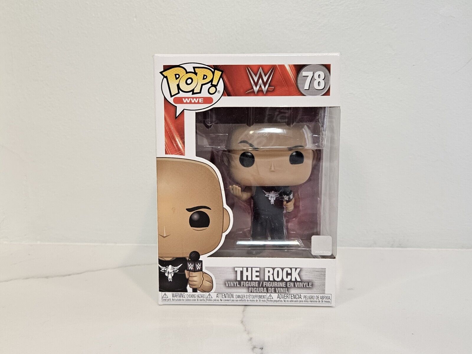Funko Pop WWE: THE ROCK (Dwayne Johsnon) #78 Vinyl Figure New In Box