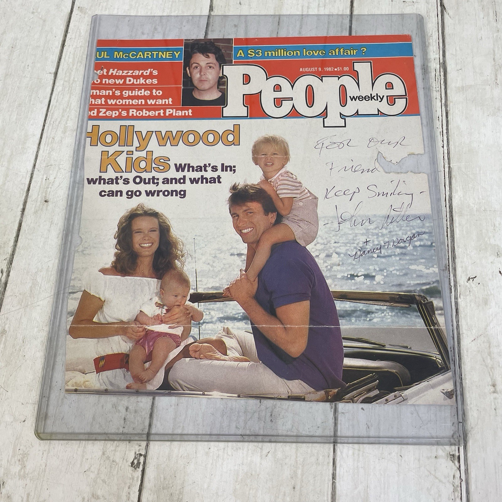 John Ritter Autographed People Magazine Cover 1982 (Torn Off Cover) John Ritter Autographed People Magazine Cover 1982 (Torn Off Cover)