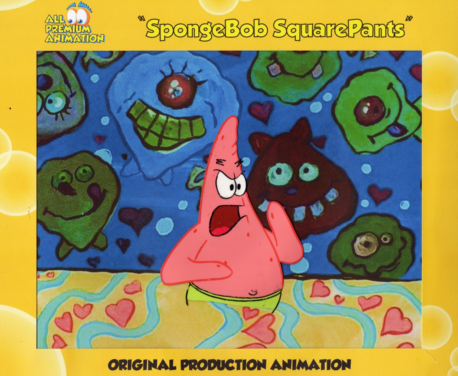 SALE  "VALENTINES DAY"  Spongebob Production CEL #11032