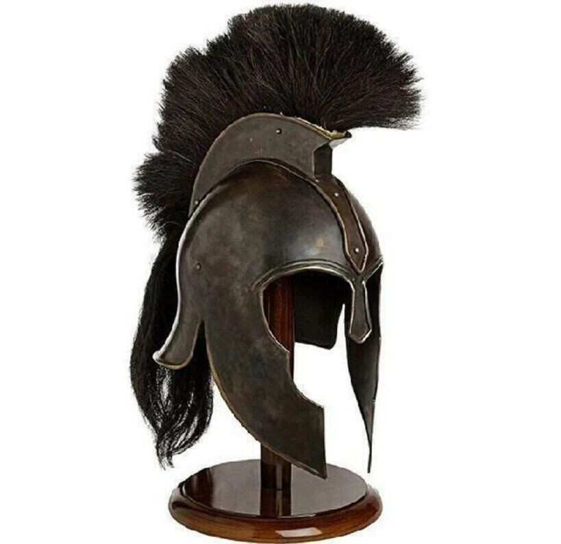 Medieval Greek Spartan Knight Troy Achilles Helmet Armor Crusader Medieval Greek Spartan Knight Troy Achilles Helmet Armor Crusader