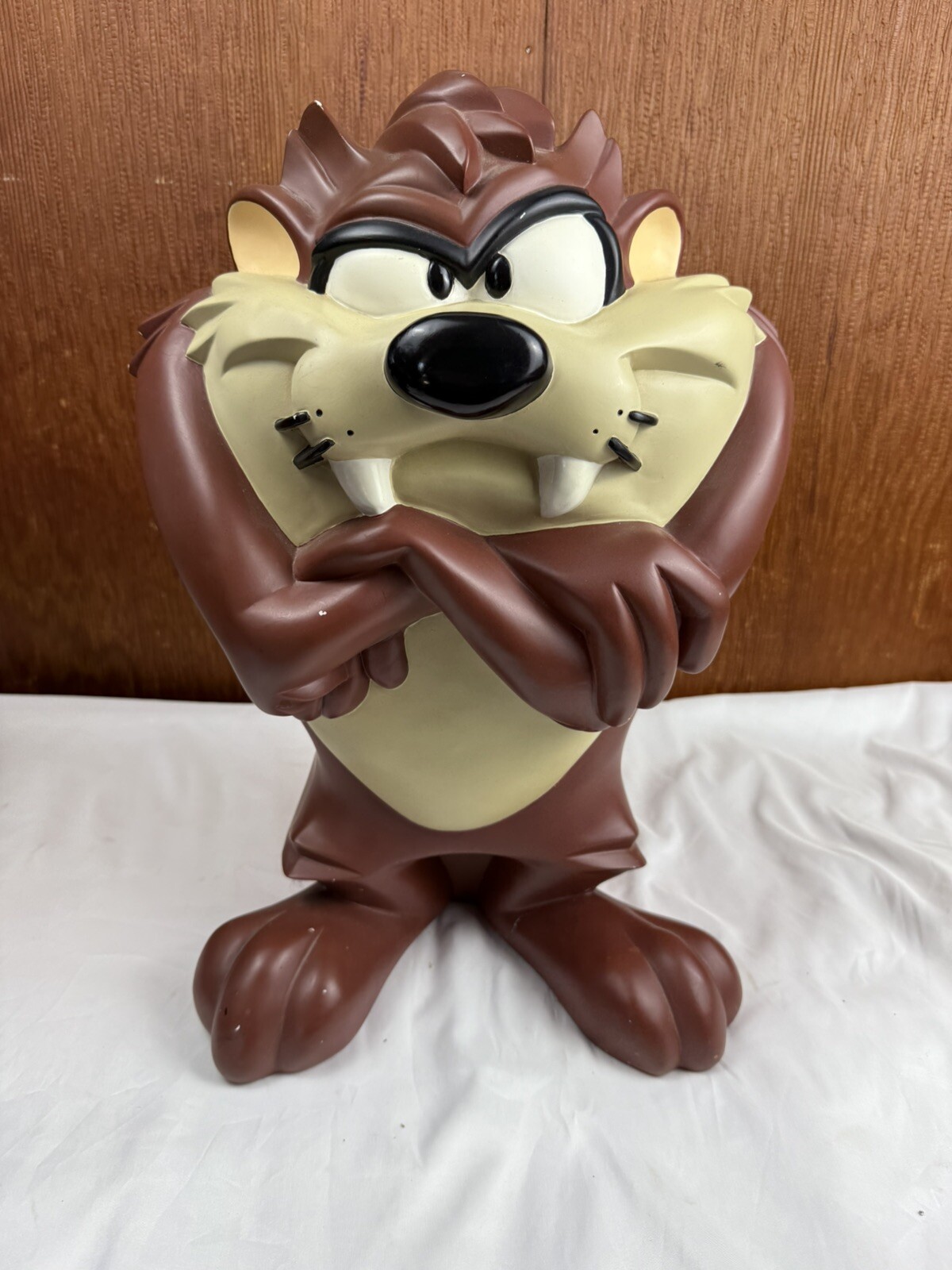 Vtg 1996 Warner Bros 18" Taz Tasmanian Devil Statue Figure WB Studio Exclusive Vtg 1996 Warner Bros 18" Taz Tasmanian Devil Statue Figure WB Studio Exclusive