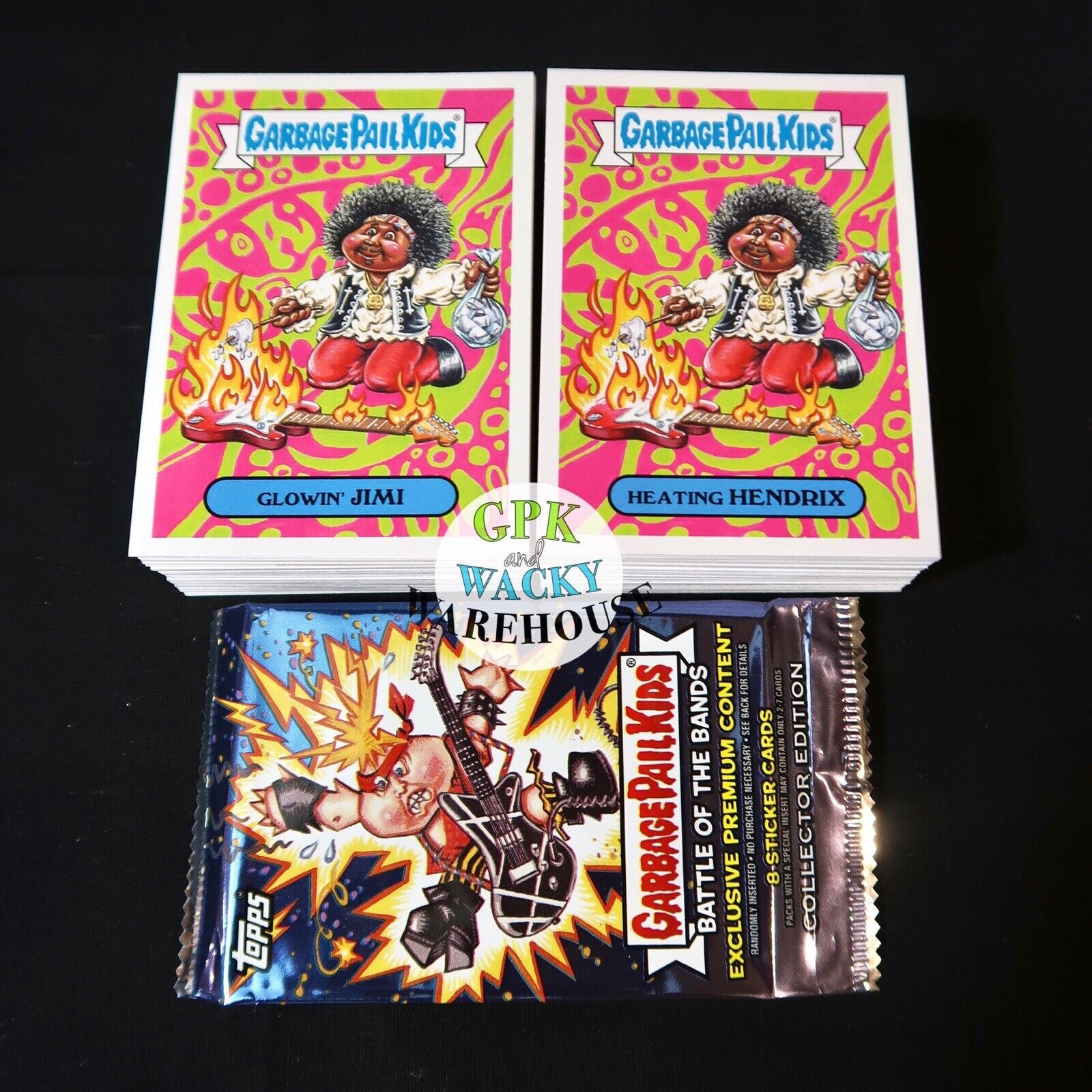 2017 GARBAGE PAIL KIDS BATTLE OF THE BANDS COMPLETE SET 180 CARDS FREE WRAPPER 