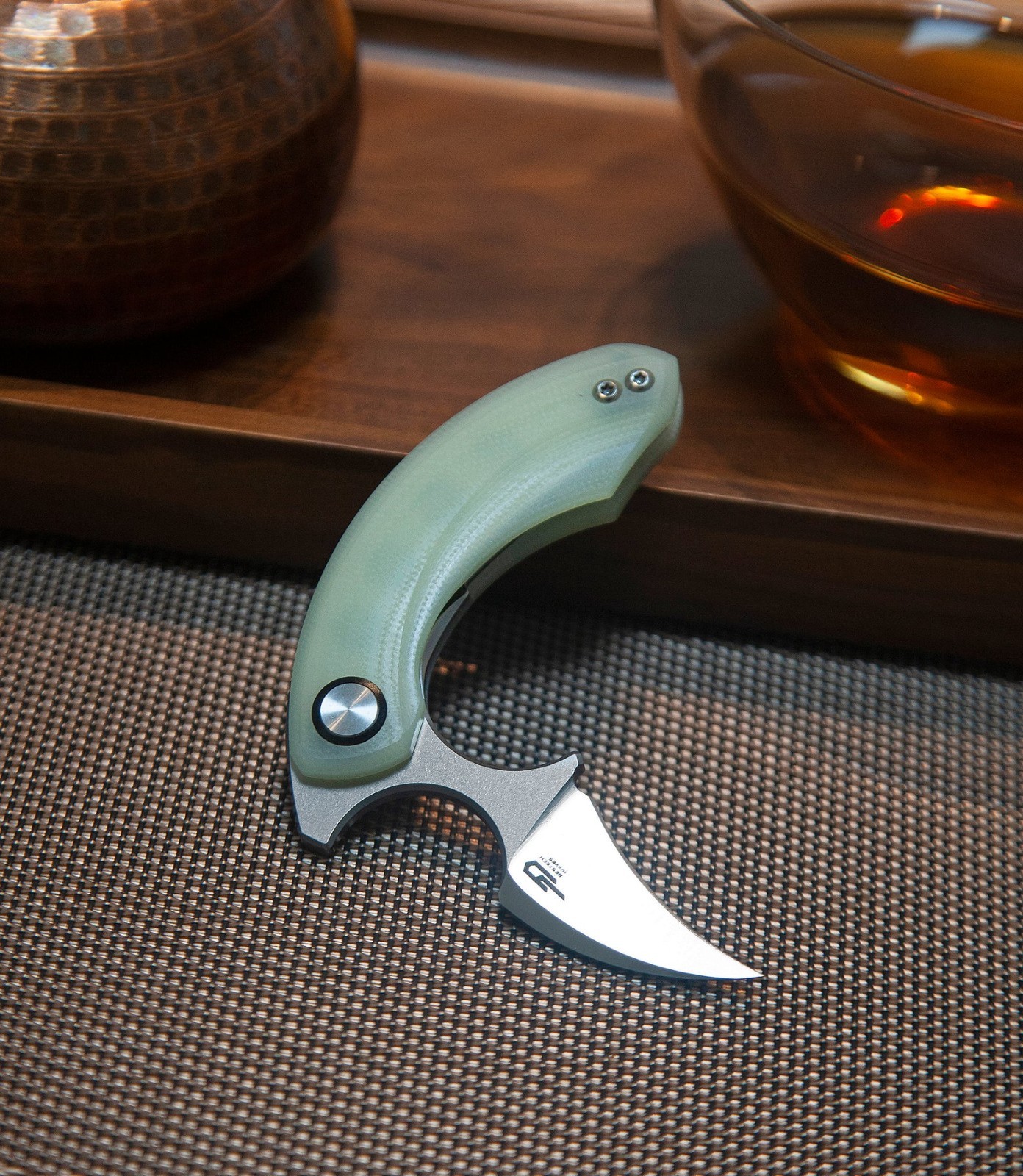 Bestech Knives Strelit Folding Knife 1.5" 14C28N Sandvik Steel Blade G10 Handle Bestech Knives Strelit Folding Knife 1.5" 14C28N Sandvik Steel Blade G10 Handle
