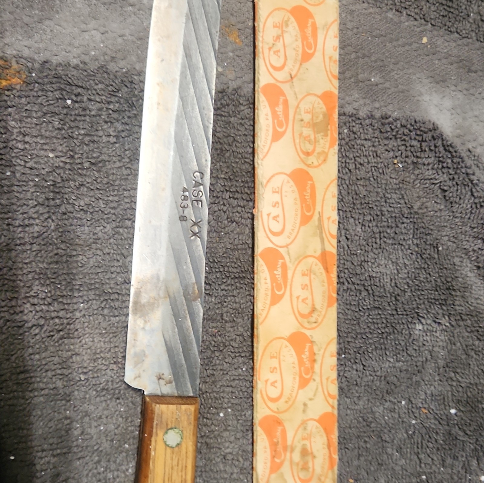 1950s - 1960s Vtg CASE XX 6" Blade Carbon Steel Butcher Knife USA VINTAGE 1950s - 1960s Vtg CASE XX 6" Blade Carbon Steel Butcher Knife USA VINTAGE