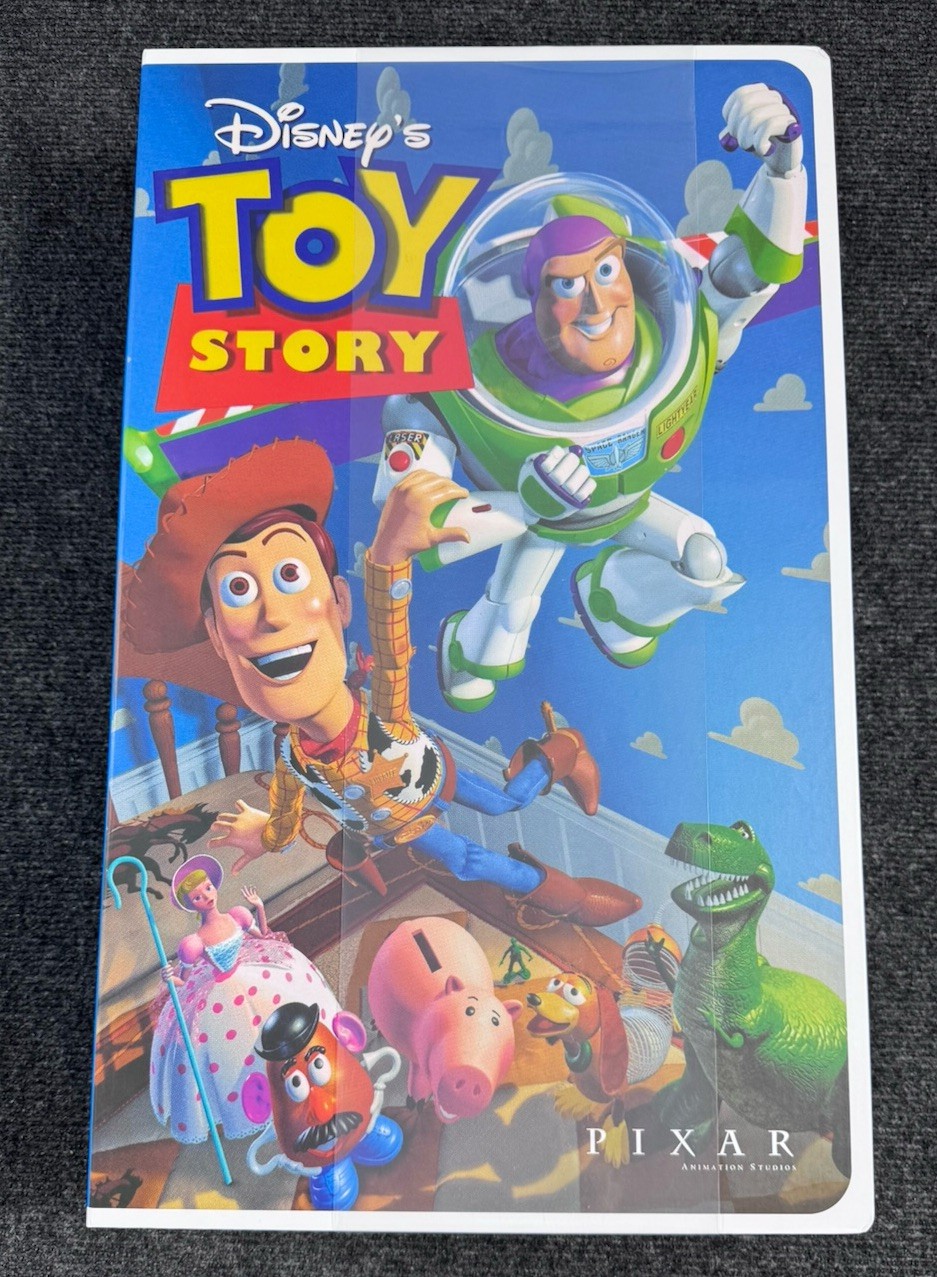 Disney Pixar Toy Story Plush Throw Blanket 50x70 VHS Style Woody Buzz New Disney Pixar Toy Story Plush Throw Blanket 50x70 VHS Style Woody Buzz New