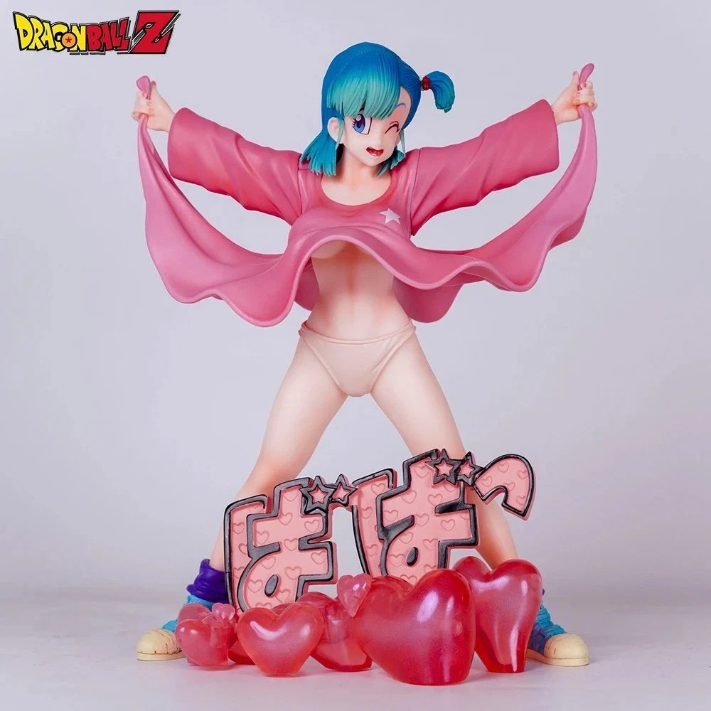 DBZ Bulma Lift Up The Skirt Statue Action Figure Toy Collectiion Figurine Gift