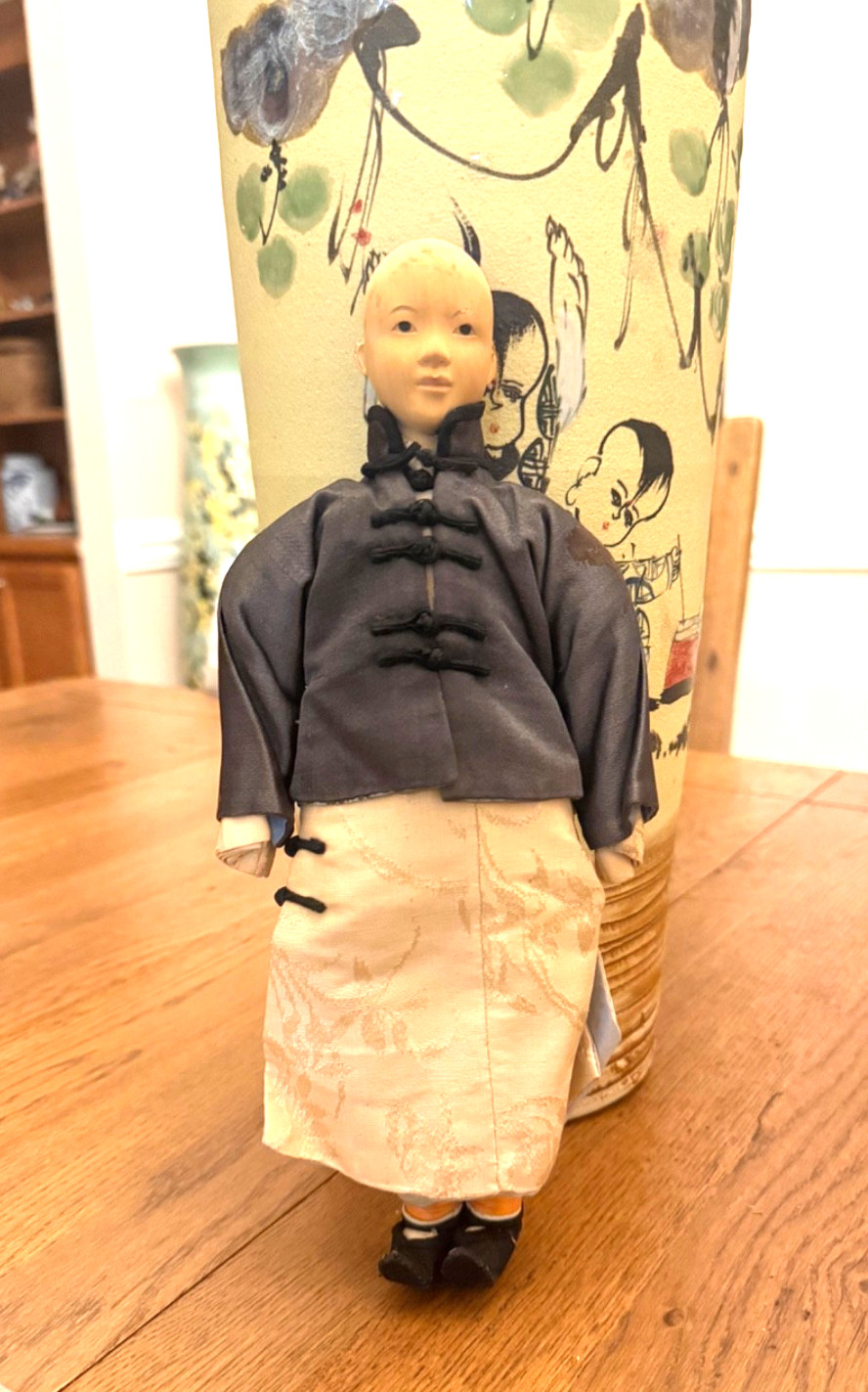 ANTIQUE CHINESE DOOR OF HOPE DOLL ANTIQUE CHINESE DOOR OF HOPE DOLL