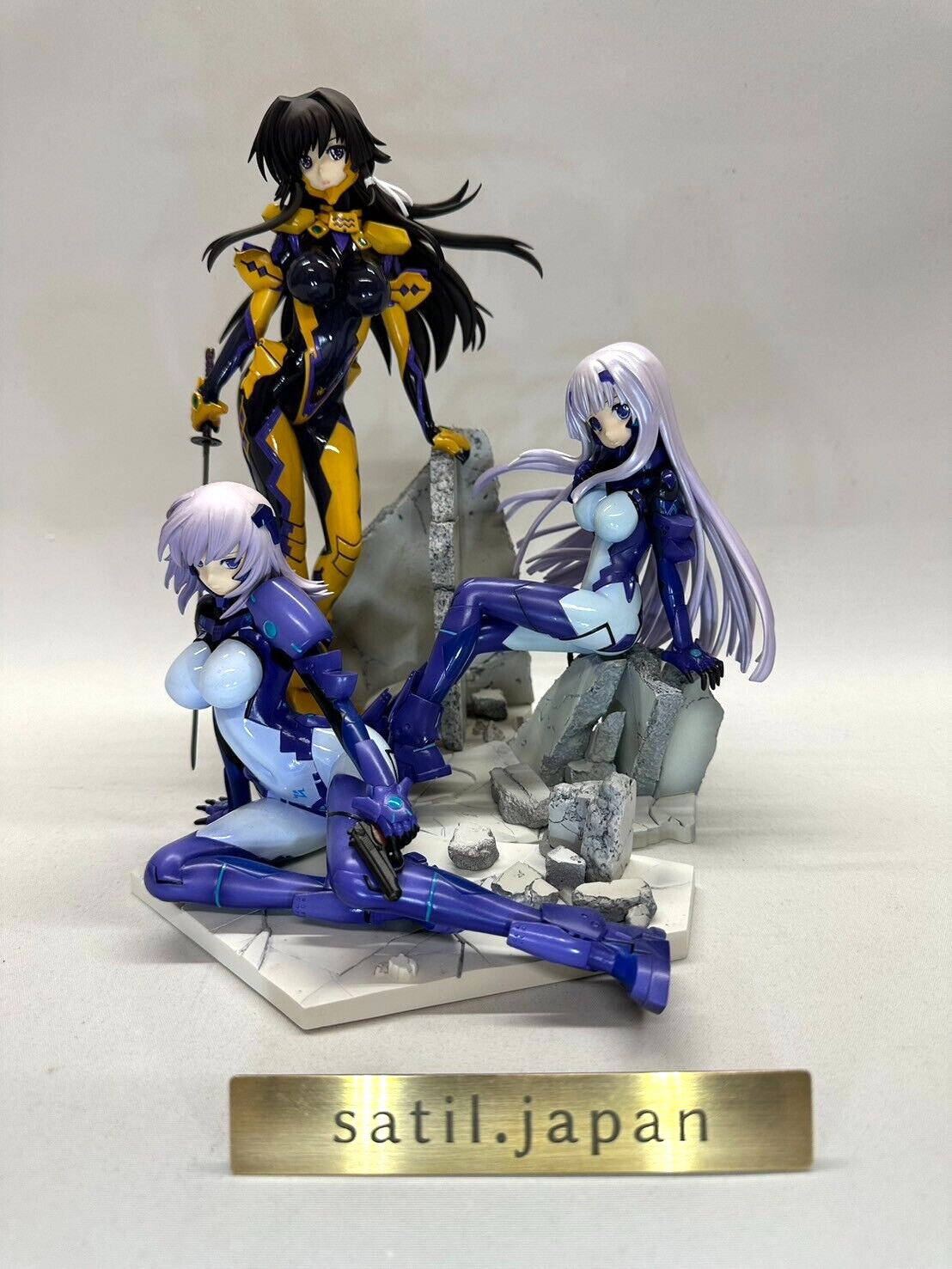 Kotobukiya Muv Luv Alternative Total Eclipse Yui Takamura,Cryska,Enia Figure Set Kotobukiya Muv Luv Alternative Total Eclipse Yui Takamura,Cryska,Enia Figure Set